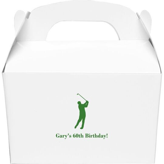 Golf Day Gable Favor Boxes